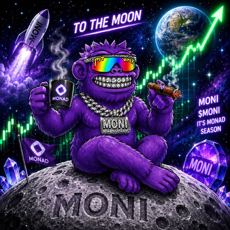 MONI Yeti moon poster