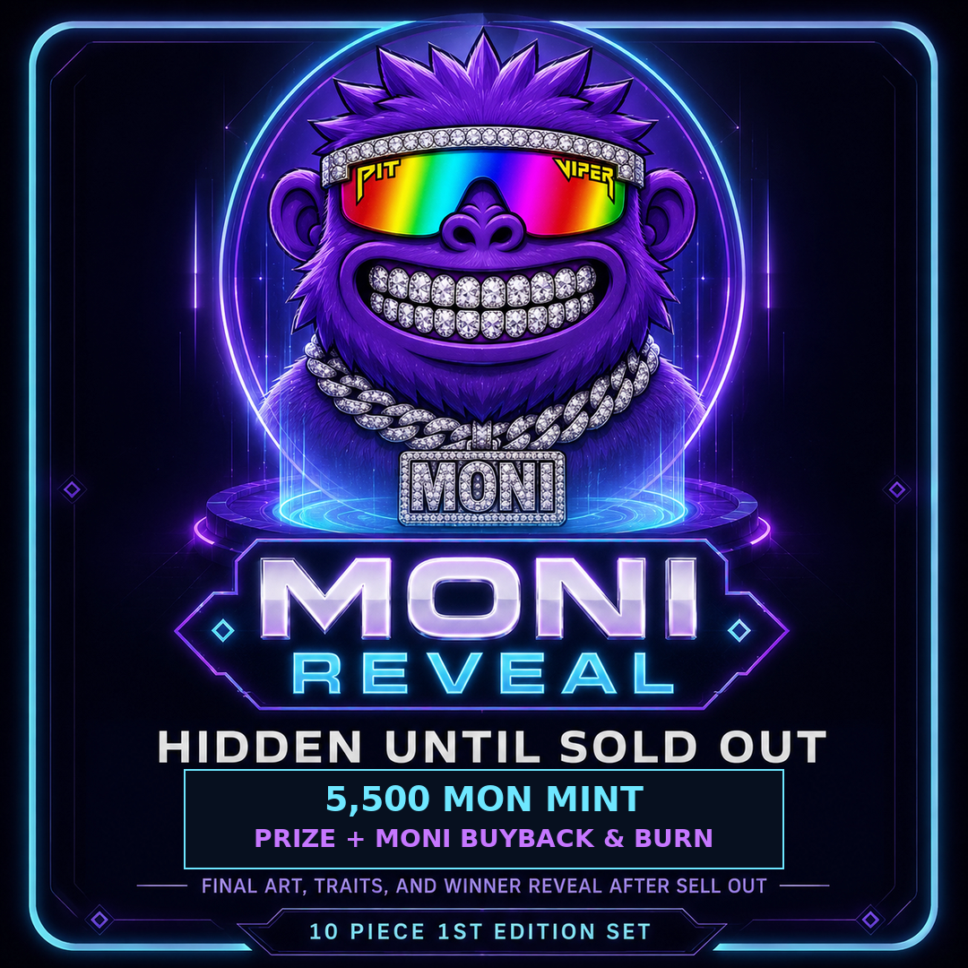 MONI Sold-Out Reveal hidden NFT preview